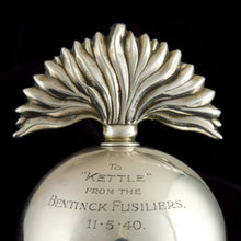 Load image into Gallery viewer, Royal Northumberland Fusiliers - George VI Grenade Cigar Lighter, 1939
