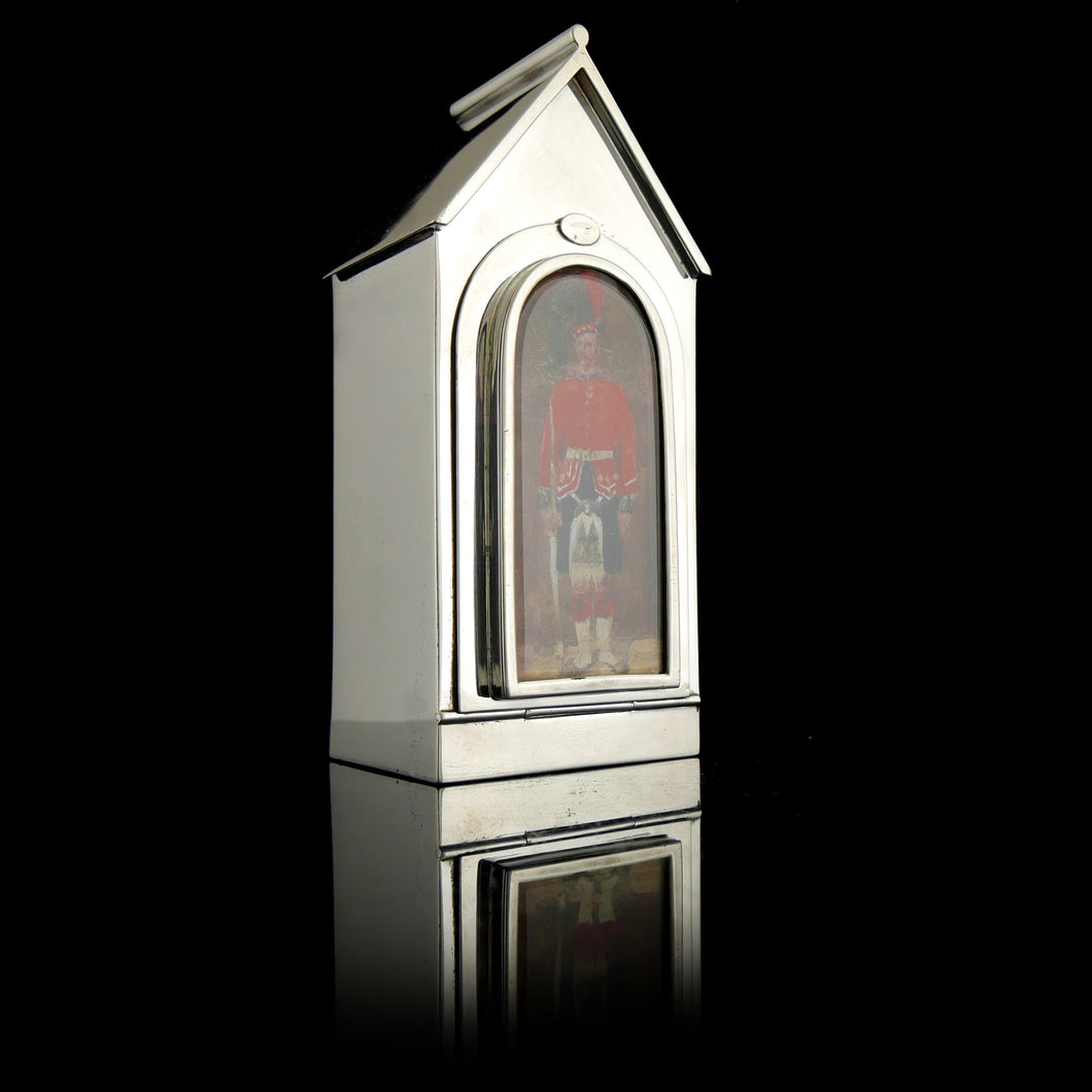 The Black Watch (Royal Highlanders) - Edwardian Sentry Box Inkwell, 1907