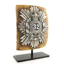 Load image into Gallery viewer, 32nd (Cornwall) Regiment of Foot Shoulder Belt Plate, 1830-55

