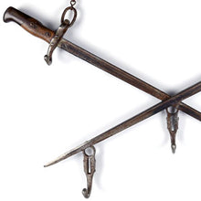 Load image into Gallery viewer, A French Sword Bayonet Coat Rack, 1880
