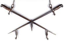 Load image into Gallery viewer, A French Sword Bayonet Coat Rack, 1880
