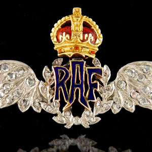 Royal Air Force Pilot's Wings Brooch – The Armoury St James's