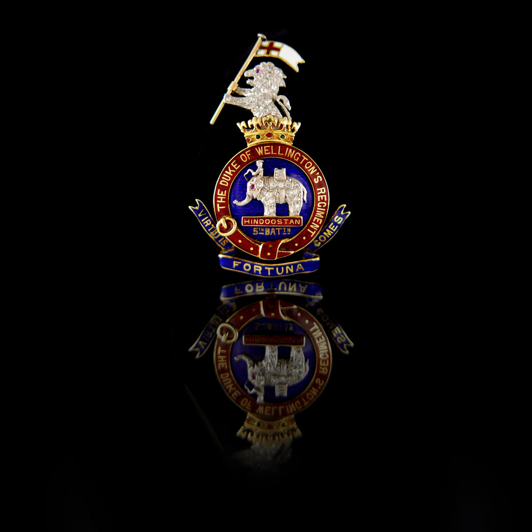 The Duke of Wellington’s Regiment (West Riding) Brooch