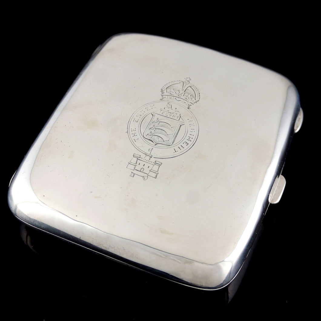 Essex Regiment - Cigarette Case, 1913