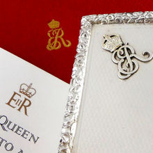 Load image into Gallery viewer, HM Queen Elizabeth The Queen Mother Royal Presentation Silver Table Box, 1962
