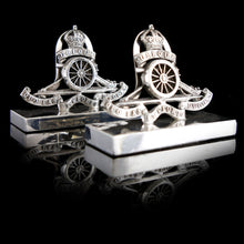 Load image into Gallery viewer, Royal Artillery - A Pair of Menu Holders, 1908
