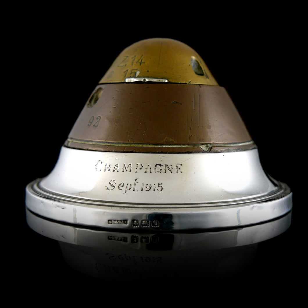 Battle of Champagne Fuse Cap Inkwell, 1915