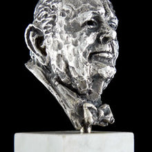 Load image into Gallery viewer, Miniature Portrait Bust of Winston Churchill by Georges Weil, 1970
