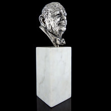 Load image into Gallery viewer, Miniature Portrait Bust of Winston Churchill by Georges Weil, 1970
