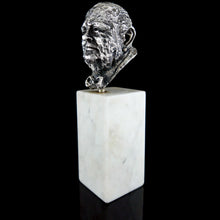 Load image into Gallery viewer, Miniature Portrait Bust of Winston Churchill by Georges Weil, 1970
