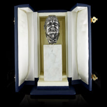 Load image into Gallery viewer, Miniature Portrait Bust of Winston Churchill by Georges Weil, 1970
