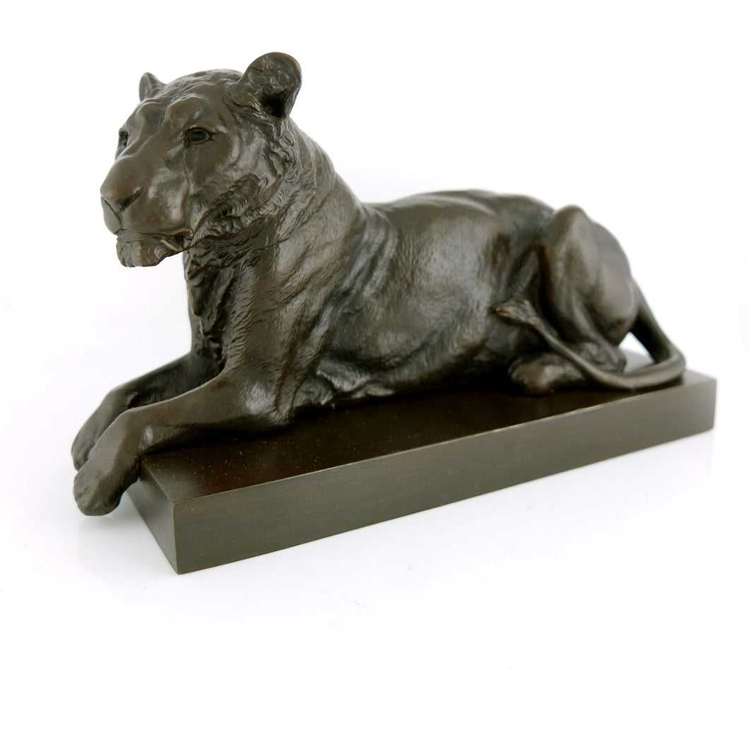Bronze Model of a Lioness, 1880