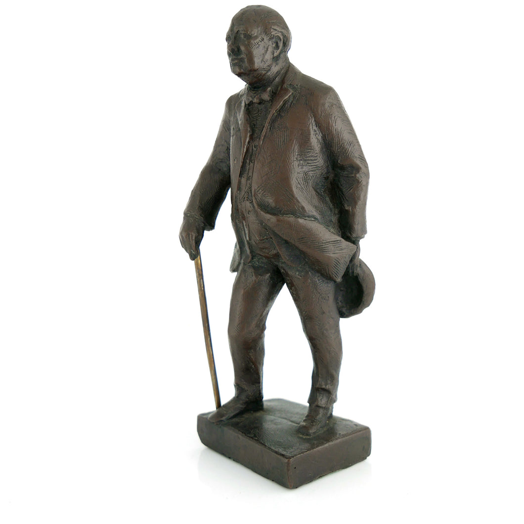 A Standing Figure of Winston Churchill by Franta Belsky, 1976