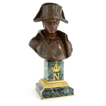 Load image into Gallery viewer, Emperor Napoleon I - A Bronze Bust, circa 1890
