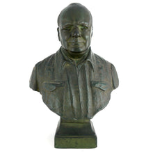 Load image into Gallery viewer, Second World War Portrait Bust of Churchill, 1945
