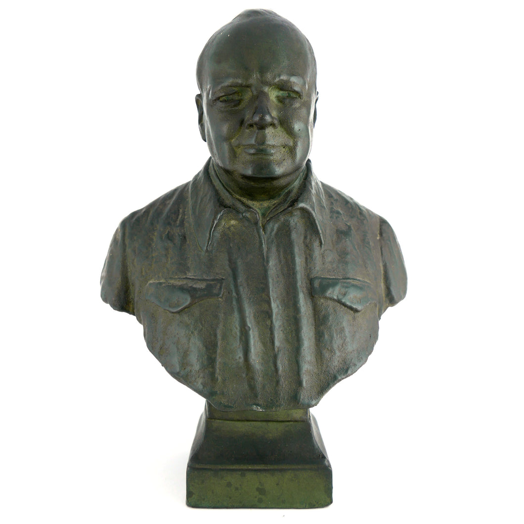 Second World War Portrait Bust of Churchill, 1945