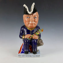 Load image into Gallery viewer, Winston Churchill Toby Jug by Wilkinson&#39;s of Burslem, circa 1941
