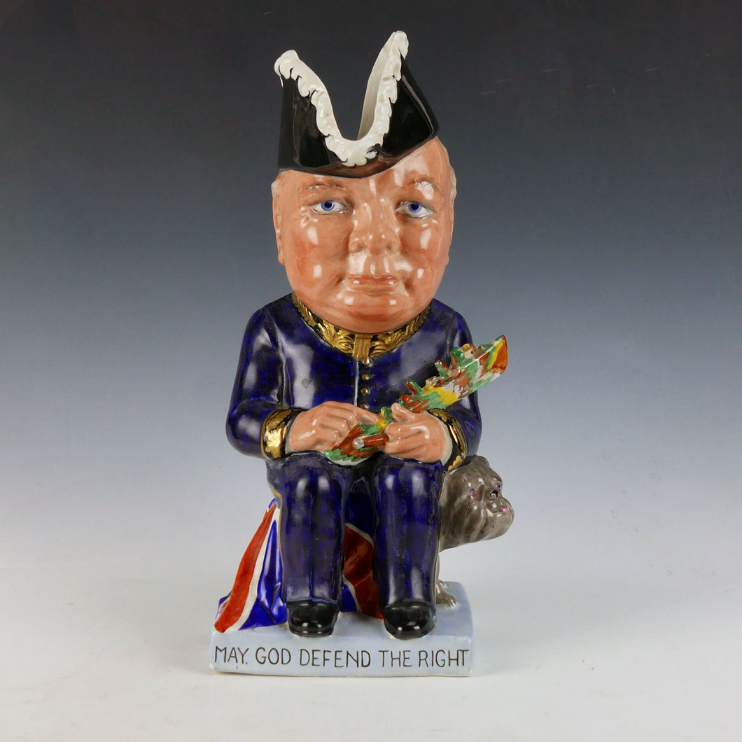 Winston Churchill Toby Jug by Wilkinson's of Burslem, circa 1941