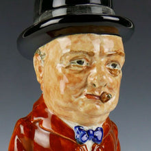 Load image into Gallery viewer, A Second World War Burgess and Leigh Churchill ‘Bulldogs’ Toby Jug
