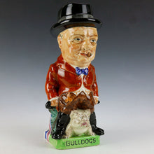 Load image into Gallery viewer, A Second World War Burgess and Leigh Churchill ‘Bulldogs’ Toby Jug
