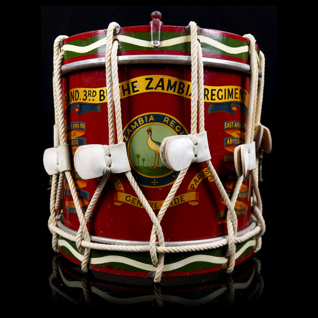 3rd Battalion The Zambia Regiment Band Drum, 1965