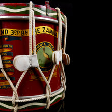 Load image into Gallery viewer, 3rd Battalion The Zambia Regiment Band Drum, 1965
