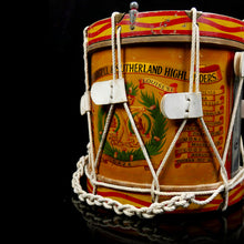 Load image into Gallery viewer, A George V 1st Battalion Argyll &amp; Sutherland Highlanders Side Drum, 1910
