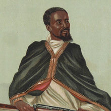 Load image into Gallery viewer, Vanity Fair Print- Ras Makuanan Wolde Mikael, K.C.M.G. by Spy, 1903
