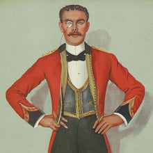 Load image into Gallery viewer, Vanity Fair Print - Captain Oswald Ames, 2nd Life Guards by Spy, 1896

