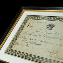 Load image into Gallery viewer, Admission Ticket To The Funeral of the 1st Duke of Wellington, 1852
