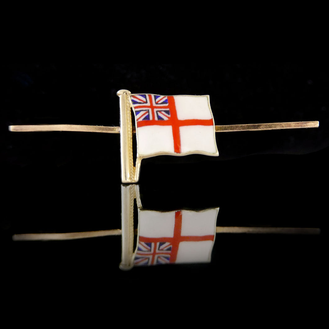 Royal Navy White Ensign Bar Brooch, 1970