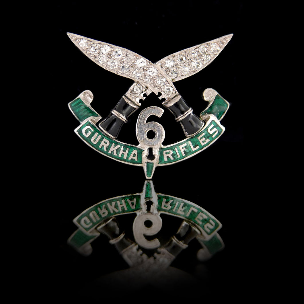 6th Gurkha Rifles Brooch