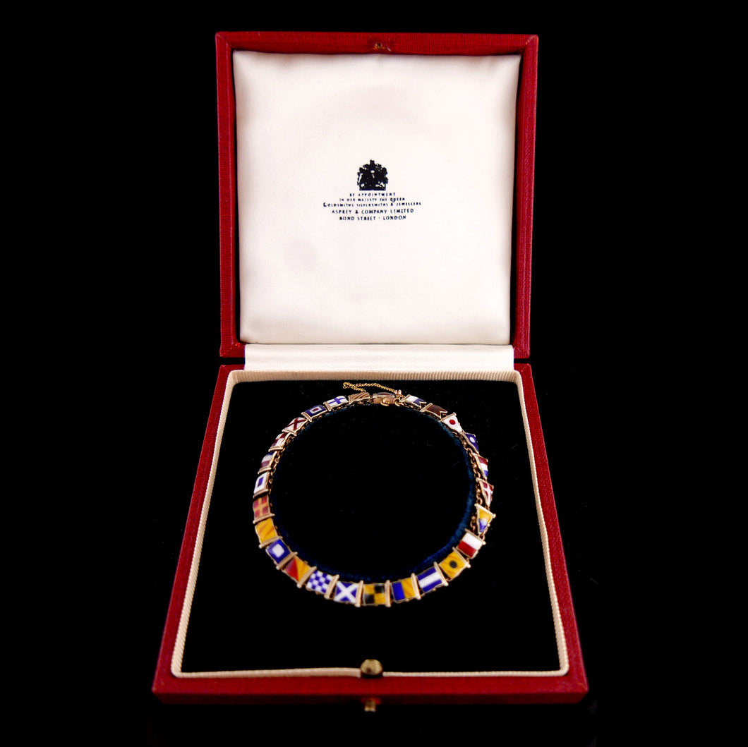 George V Signal Flag Bracelet