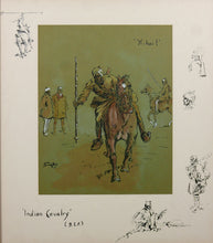 Load image into Gallery viewer, Snaffles - ‘Yi-Hai! - Indian Cavalry, B.E.F., 1950
