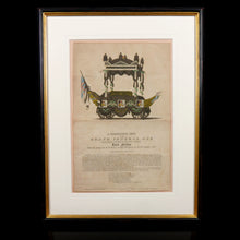 Load image into Gallery viewer, Engraving - Lord Nelson’s Grand Funeral Car, 1806

