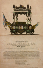Load image into Gallery viewer, Engraving - Lord Nelson’s Grand Funeral Car, 1806

