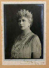 Load image into Gallery viewer, Signed Royal Presentation Portrait Photograph of Queen Mary, 1930
