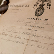 Load image into Gallery viewer, St. Helena Medal and Document
