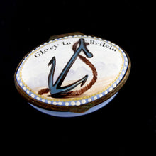 Load image into Gallery viewer, Nelson’s Navy Enamel Patch Box, 1800
