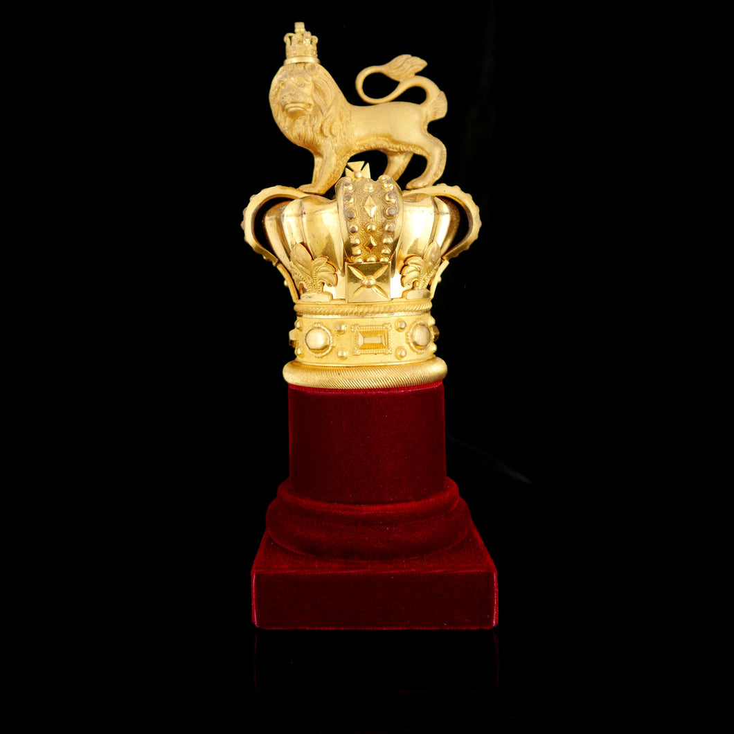 A Victorian British Infantry Colour Finial, 1880