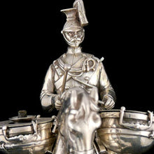 Load image into Gallery viewer, 16th Queen’s Own Lancers Kettledrummer - Mess Presentation Cigar Lighter, 1877
