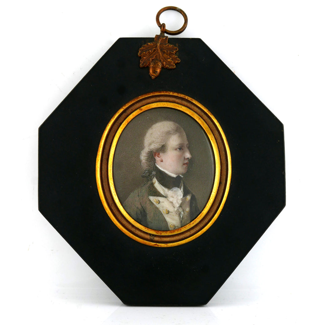 Portrait Miniature of Lt Hon James Pitt RN, c. 1815