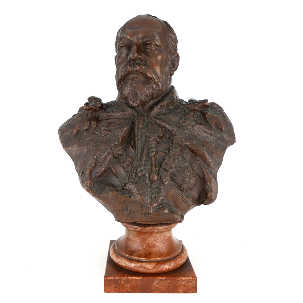 Bust of King Edward VII (1841-1910) by Hans Muller, 1901