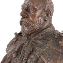 Load image into Gallery viewer, Bust of King Edward VII (1841-1910) by Hans Muller, 1901
