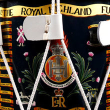 Load image into Gallery viewer, Royal Highland Fusiliers - Elizabeth II Presentation Tenor Drum, 1980
