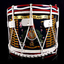 Load image into Gallery viewer, Royal Highland Fusiliers - Elizabeth II Presentation Tenor Drum, 1980
