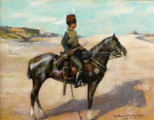 Load image into Gallery viewer, The 7th (The Queen’s Own) Hussars - Mounted Trooper by William Kennedy, 1885
