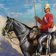 Load image into Gallery viewer, 2nd Dragoon Guards - Mounted Trooper by William Kennedy, 1885
