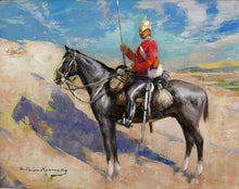Load image into Gallery viewer, 2nd Dragoon Guards - Mounted Trooper by William Kennedy, 1885
