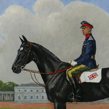 Load image into Gallery viewer, Portrait of British Equestrian Team Showjumper Brigadier ‘Monkey’ Blacker, 1961
